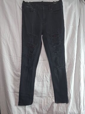 Premiere Denim by rue21 Black Skinny Distressed Jeans